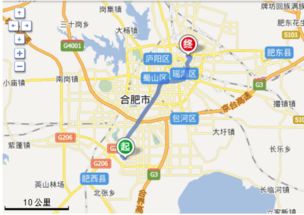 安徽合肥安輕職業學校到合肥站跟合肥南站那個近點